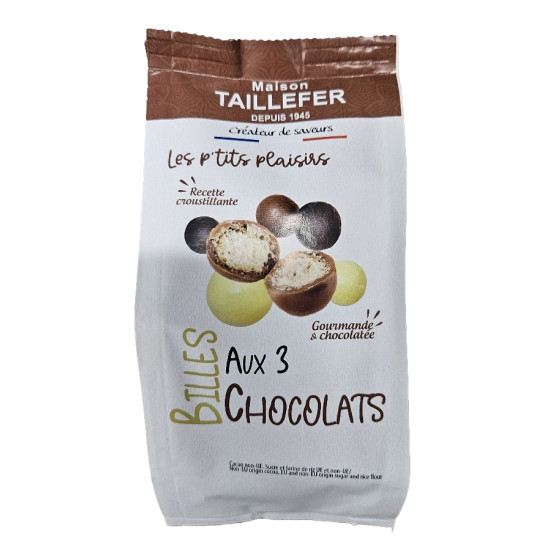 BILLES CEREALES 3 CHOCOLATS 75G de Table des producteurs Libourne dans 🍫 Chocolats