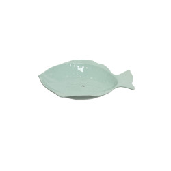 Plateau faience poisson bleu/couleur mm de Kaemingk - deco de la maison dans K002