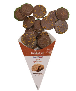 CHOCOLAT LAIT SPECULOOS CORNET 130G de Taillefer dans 🍫 Chocolats