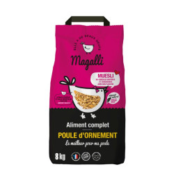 Aliment complet poule d'ornement magalli 8kg de Animalerie Libourne et Bordeaux - Gironde dans M009