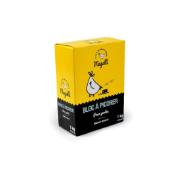 Bloc a picorer magalli 1kg de Animalerie Libourne et Bordeaux - Gironde dans Complements pour poules