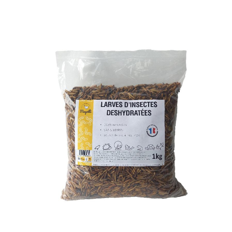 Larves deshydratees 1kg de Animalerie Libourne et Bordeaux - Gironde dans M009