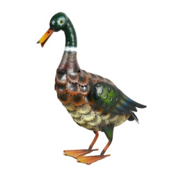 Canard metal 37x16xh46 de Jardinerie Bordeaux Libourne Gironde dans F025