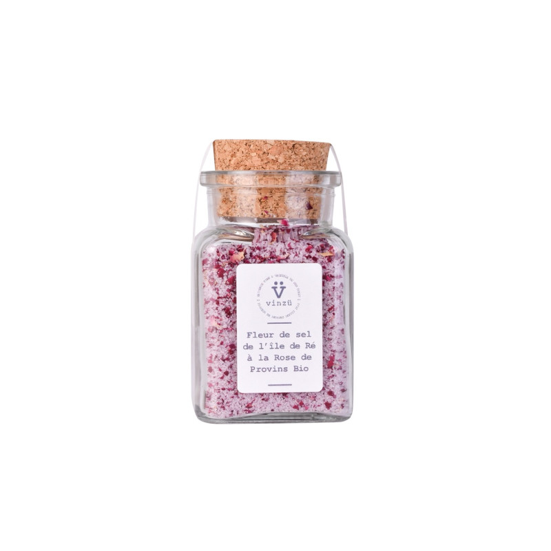 Fleur de sel à la rose de provins bio de Table des producteurs Libourne dans V0641
