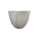 Pot rond sylva marron terrafibre b:37x37x30.5 de Jardinerie Bordeaux Libourne Gironde dans autre pots