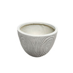 Pot rond sylva marron terrafibre b:37x37x30.5 de Jardinerie Bordeaux Libourne Gironde dans autre pots