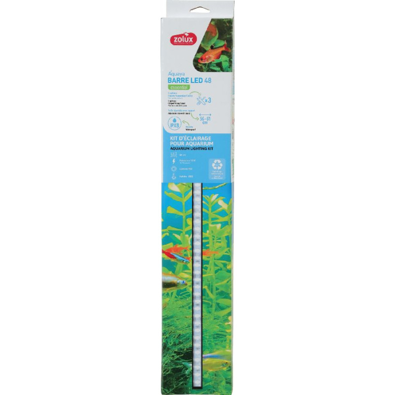 Barre led 48cm pour aquarium de Zolux - Produit pour animaux dans Z002