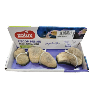 Lot 3 rochers seychelles de Zolux - Produit pour animaux dans Z002