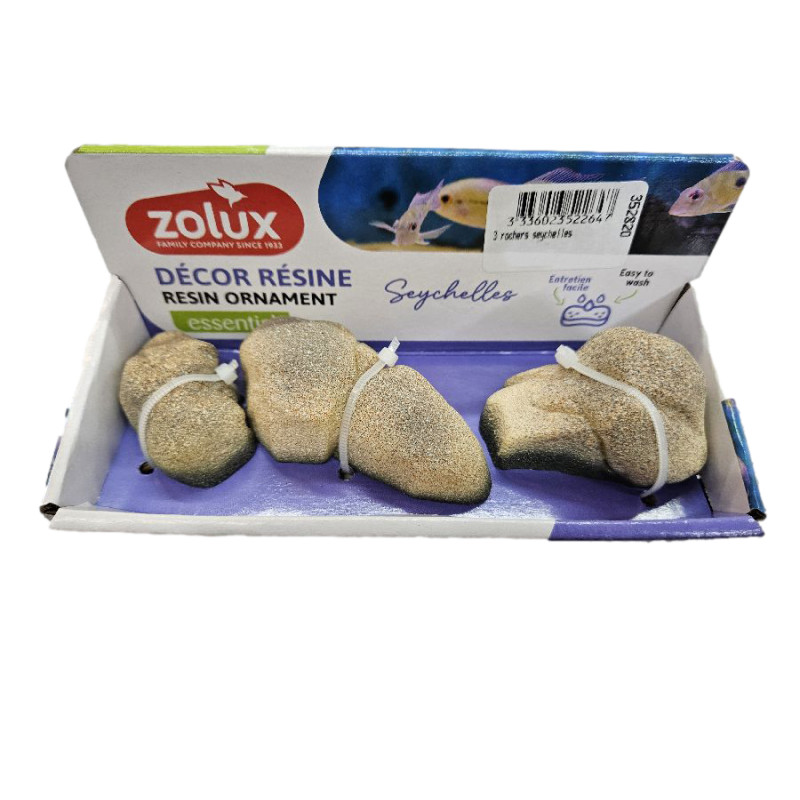 Lot 3 rochers seychelles de Zolux - Produit pour animaux dans Z002