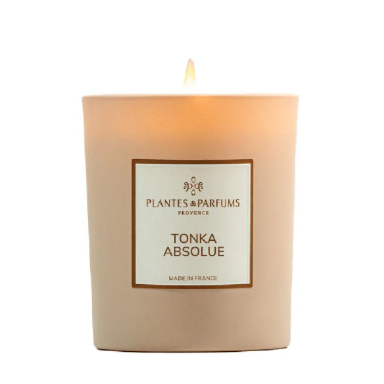 Bougie parfumee tonka absolue 180g de Plantes & Parfums dans A1381