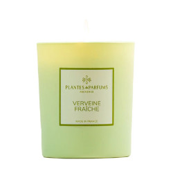 Bougie parfumee verveine fraiche 180g de Plantes & Parfums dans A1381