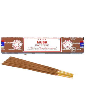 Encens nag champa satya - musk - 15 grs de Herboristerie et Esotérisme à Libourne dans D040