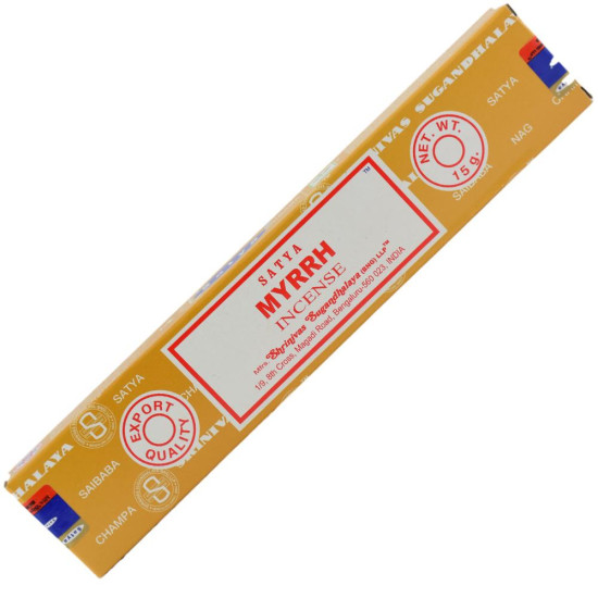 Encens nag champa satya - myrrhe - 15 grs de Herboristerie et Esotérisme à Libourne dans D040