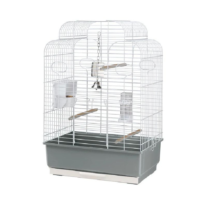 Cage gala blanche - oiseaux de Ferplast - cage pour oiseaux et rongeurs dans F014