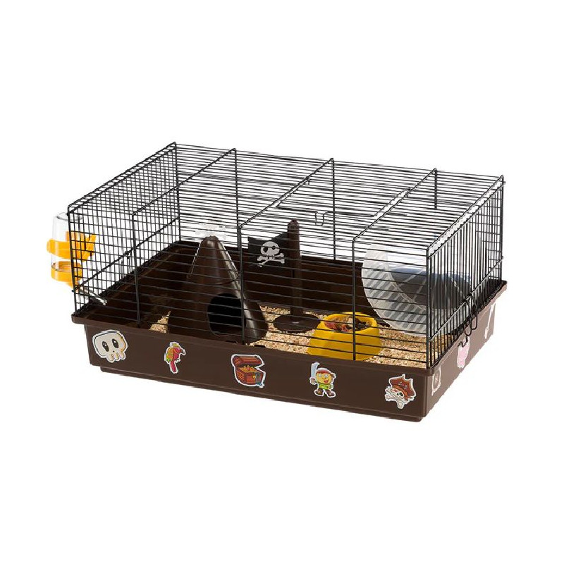 Criceti 9 pirates noire - hamster de Ferplast - cage pour oiseaux et rongeurs dans F014