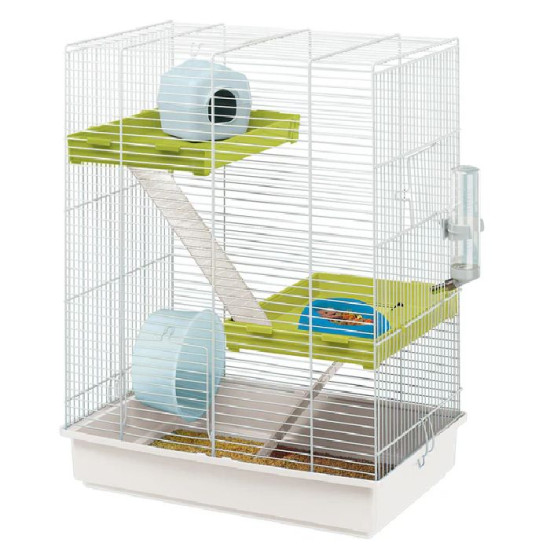 Cage hamster tris blanche de Ferplast - cage pour oiseaux et rongeurs dans F014