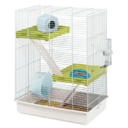 Cage hamster tris blanche de Ferplast - cage pour oiseaux et rongeurs dans F014