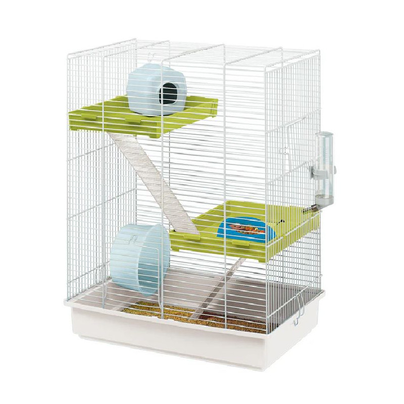 Cage hamster tris blanche de Ferplast - cage pour oiseaux et rongeurs dans F014