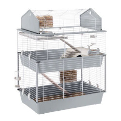 Cage lapin.cochon d'inde barn 100 double de Ferplast - cage pour oiseaux et rongeurs dans F014