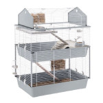 Cage lapin.cochon d'inde barn 100 double de Ferplast - cage pour oiseaux et rongeurs dans F014