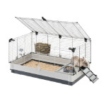 Cage lapin.cochon d'inde barn 100 double de Ferplast - cage pour oiseaux et rongeurs dans F014
