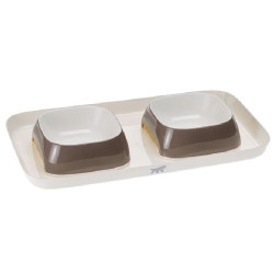 Plateau de proprete glam tray small taupe de Ferplast - cage pour oiseaux et rongeurs dans F014