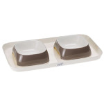 Plateau de proprete glam tray small taupe de Ferplast - cage pour oiseaux et rongeurs dans F014