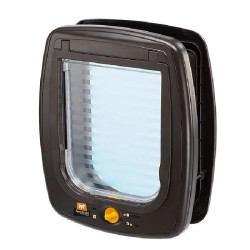 Swing 9 marron chatiere 4 voies magnetique de Ferplast - cage pour oiseaux et rongeurs dans F014