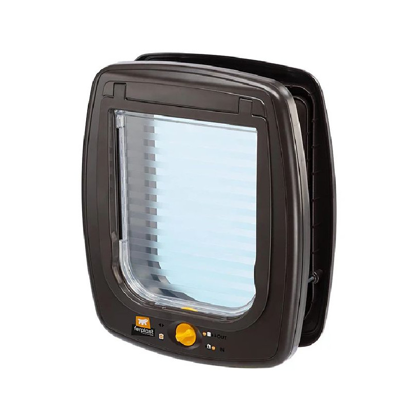 Swing 9 marron chatiere 4 voies magnetique de Ferplast - cage pour oiseaux et rongeurs dans F014