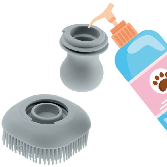 Brosse avec poire pour shampoing de Ferplast - cage pour oiseaux et rongeurs dans F014