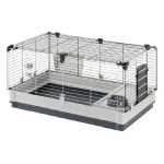 Cage lapin krolik large gris de Ferplast - cage pour oiseaux et rongeurs dans F014
