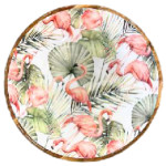 Plat bois manguier flamant rose s de Jardinerie Bordeaux Libourne Gironde dans B1171