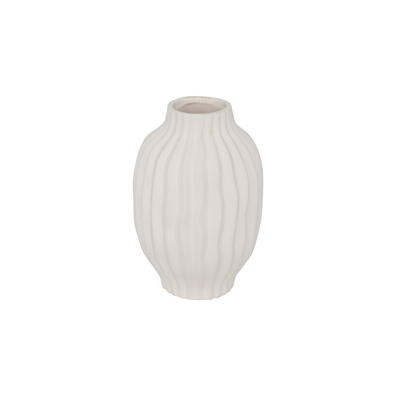 Vase fernan ceramique blanc h22cm de Jardinerie Bordeaux Libourne Gironde dans J031