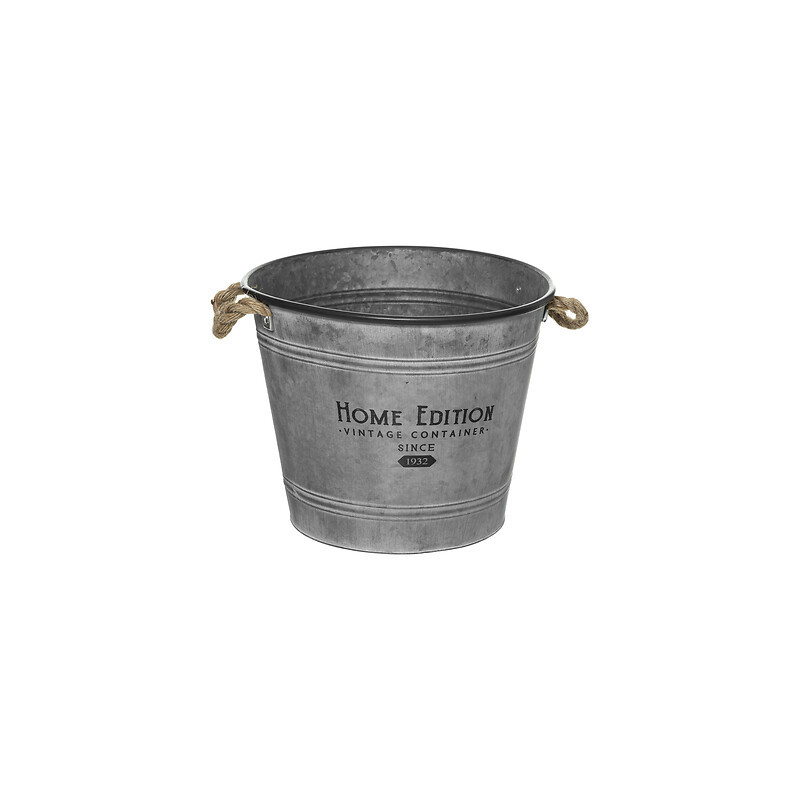 Cache pot seau zinc d38 h31 de Jardinerie Bordeaux Libourne Gironde dans J031