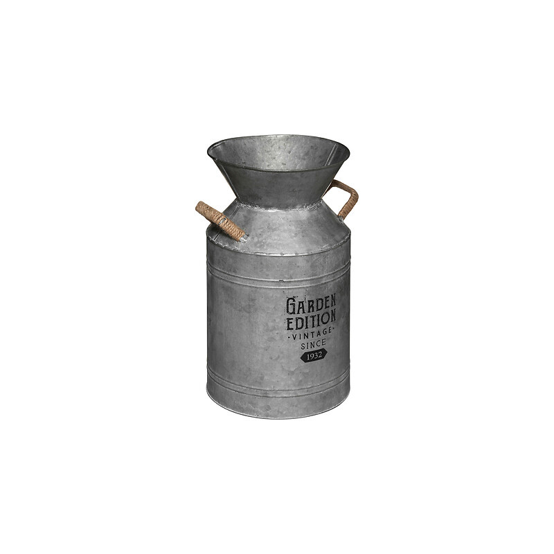 Pot a lait deco zinc h37cm de Jardinerie Bordeaux Libourne Gironde dans J031