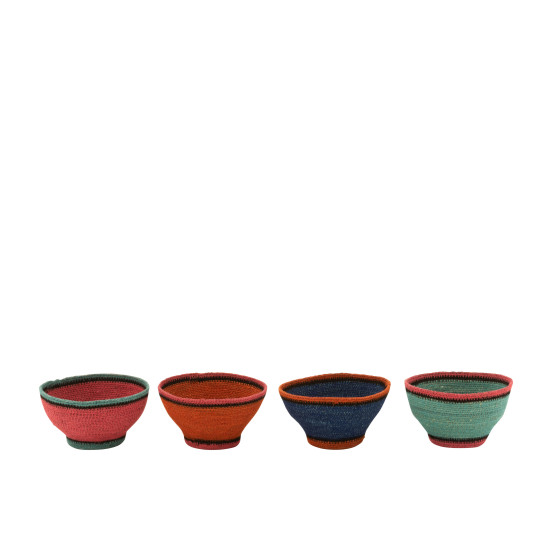 Panier bol jonc mix 20x20x11cm de Jardinerie Bordeaux Libourne Gironde dans J037