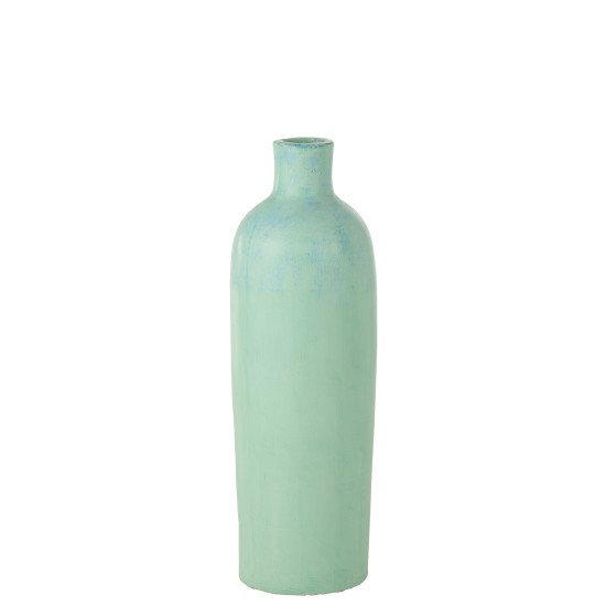Vase justine terracotta bleu m de Jardinerie Bordeaux Libourne Gironde dans J037