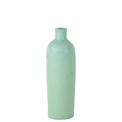 Vase justine terracotta bleu m de Jardinerie Bordeaux Libourne Gironde dans J037