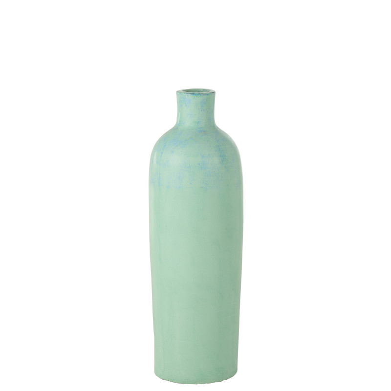 Vase justine terracotta bleu m de Jardinerie Bordeaux Libourne Gironde dans J037
