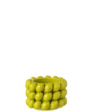 Cache pot citron vert ceramique vert s de Jardinerie Bordeaux Libourne Gironde dans J037