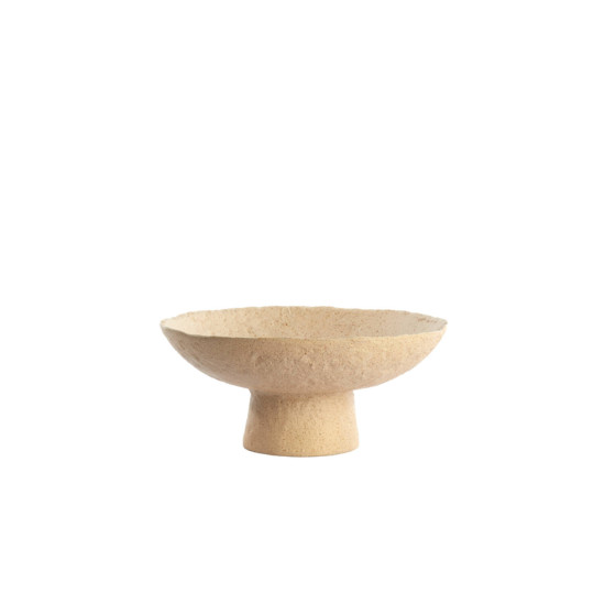 Coupe sur pied ota sable/marron.c d31 h15.5cm de Jardinerie Bordeaux Libourne Gironde dans L1371