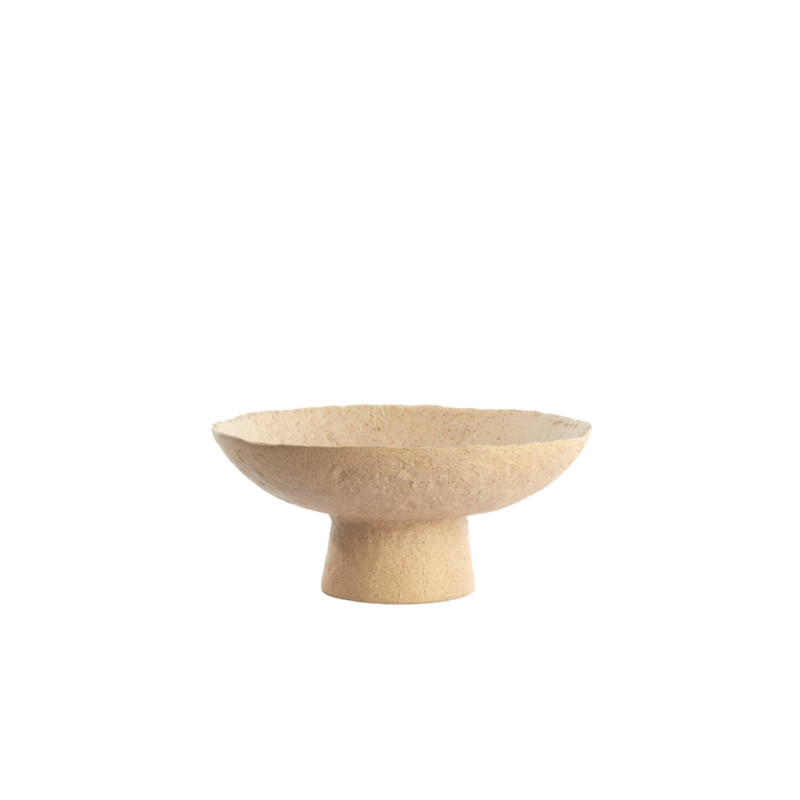 Coupe sur pied ota sable/marron.c d31 h15.5cm de Jardinerie Bordeaux Libourne Gironde dans L1371