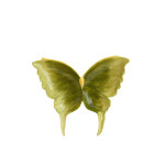 Plat papillon vert clair/vert 26.5x24.5x3.5cm de Jardinerie Bordeaux Libourne Gironde dans L1371