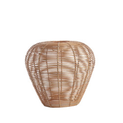 Abat jour latvia rotin naturel d38 h35cm de Jardinerie Bordeaux Libourne Gironde dans L1371