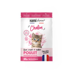 Repas complet poulet pour chaton 80gr de Hamiform et Anju beauté dans hamiform
