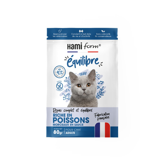 Repas complet poisson pour chat 80gr de Hamiform et Anju beauté dans hamiform