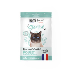 Repas complet poulet pour chat stérilisé 80gr de Hamiform et Anju beauté dans hamiform