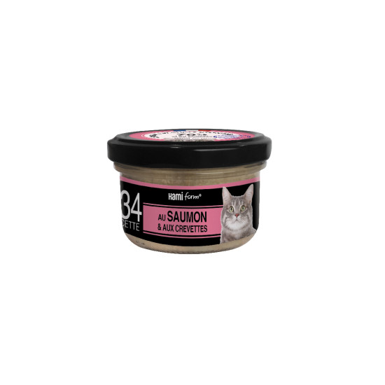 Cuisines chats n°34 saumon crevettes 80gr de Hamiform et Anju beauté dans valid