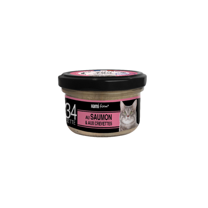Cuisines chats n°34 saumon crevettes 80gr de Hamiform et Anju beauté dans valid