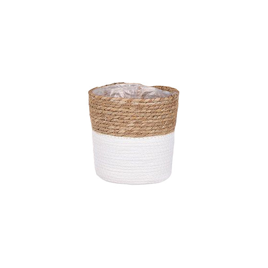 Panier rachel rond blanc casse h21 d21 de Jardinerie Bordeaux Libourne Gironde dans E009